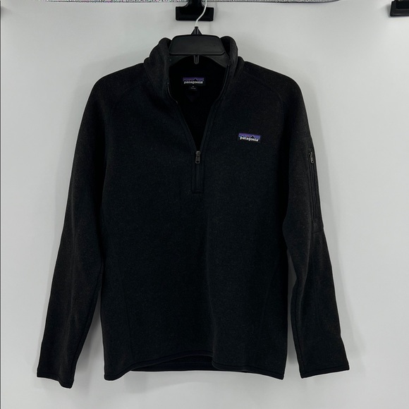 Patagonia Women's Better Sweater 1/4 Zip Fleece - Black - Medium - Picture 1 of 6